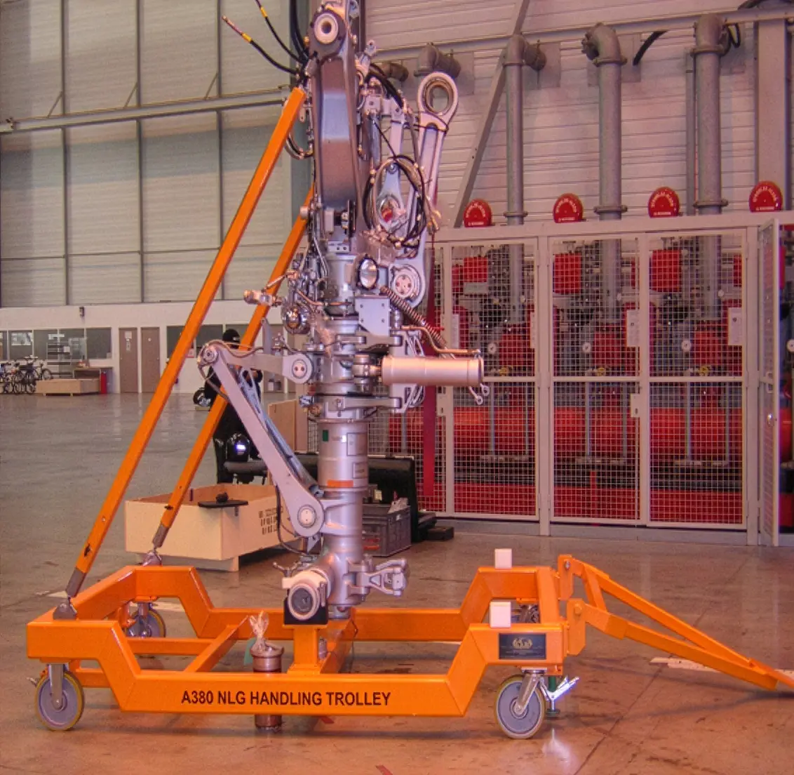 Fil8210. a380 nlg handling trolley